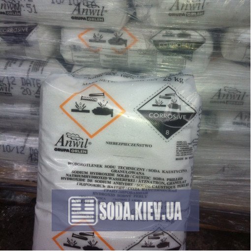 Гідроксид натрію каустична сода луска